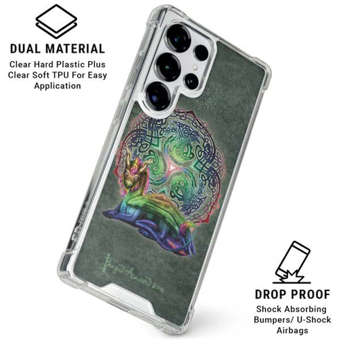 Celtic Dragon by Brigid Ashwood Galaxy S25 Ultra Clear Case